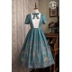 Miss Point Antique Key Short Sleeve One Piece(Reservation/Full Payment Without Shipping)